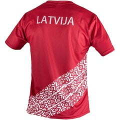 Sieviešu T-krekls Eleven Sportswear LATVIJA, sarkans cena un informācija | T-krekli sievietēm | 220.lv