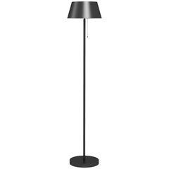 Outsunny Saules grīdas lampa āra stāvlampa, USB uzlādējama LED saules lampa, IP44 ūdensizturīga stāvlampa, aptumšojama silti balta, velk ķēdes slēdzi cena un informācija | Lustras | 220.lv