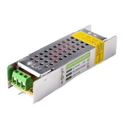 LED barošanas bloks 25W 12V 2A IP20 SLIM 100x30x21 cena un informācija | Barošanas avoti | 220.lv