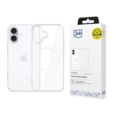 Maciņš 3mk Clear MagCase Apple iPhone 16 cena un informācija | Telefonu vāciņi, maciņi | 220.lv