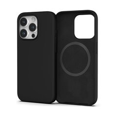 Maciņš Mag Silicone Case Apple iPhone 16 Pro melns cena un informācija | Telefonu vāciņi, maciņi | 220.lv