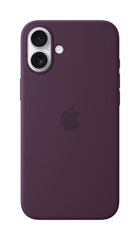 iPhone 16 Plus Silicone Case with MagSafe Plum MYYD3ZM/A cena un informācija | Telefonu vāciņi, maciņi | 220.lv