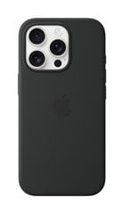 iPhone 16 Pro Silicone Case with MagSafe Black MYYJ3ZM/A цена и информация | Чехлы для телефонов | 220.lv