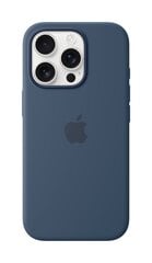 iPhone 16 Pro Silicone Case with MagSafe Denim MYYK3ZM/A cena un informācija | Telefonu vāciņi, maciņi | 220.lv