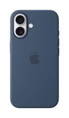 iPhone 16 Silicone Case with MagSafe Denim MYY23ZM/A цена и информация | Чехлы для телефонов | 220.lv