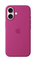 iPhone 16 Silicone Case with MagSafe Fuchsia MYY53ZM/A цена и информация | Чехлы для телефонов | 220.lv