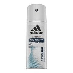 Dezodorants Adidas Adipure Deospray vīriešiem, 150 ml cena un informācija | Dezodoranti | 220.lv