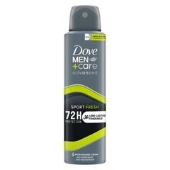 Dezodorants Antiperspirants Dove Men- Care Active- Sport Fresh 72H, vīriešiem, 150 ml cena un informācija | Dezodoranti | 220.lv