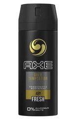 Dezodorants AXE Deodorant & Bodyspray Gold Temptation, 150 ml cena un informācija | Dezodoranti | 220.lv