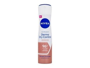 Dezodorants Nivea Derma Dry Control Antiperspirant sievietēm, 150 ml cena un informācija | Dezodoranti | 220.lv