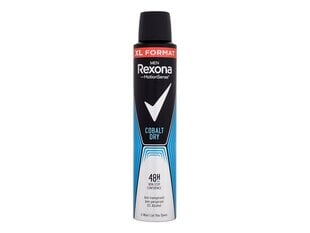 Dezodorants Rexona Men Cobalt Dry, 200 ml cena un informācija | Dezodoranti | 220.lv