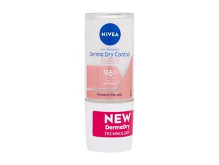 Antiperspirants Nivea Derma Dry Control, sievietēm, 50 ml cena un informācija | Dezodoranti | 220.lv