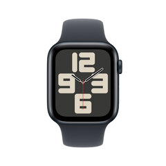 Apple Watch SE GPS 44mm Midnight Aluminium Case with Midnight Sport Band - S/M MXEJ3ET/A cena un informācija | Viedpulksteņi (smartwatch) | 220.lv