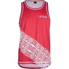 Рубашка спортивная мужская Eleven Sportswear LATVIJA, красная цена и информация | Мужская спортивная одежда | 220.lv