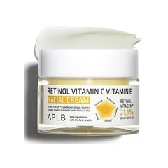 Sejas krēms ar retinolu un vitamīniem C un E, APLB, 55 ml, Koreja cena un informācija | Sejas krēmi | 220.lv