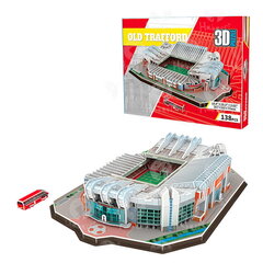 Futbola stadiona modelis - Old Trafford - FC Manchester United - Puzzle 3D, 138 elementi cena un informācija | Puzles, 3D puzles | 220.lv