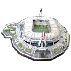 Futbola stadiona modelis - Alllianz stadions - FC Juventus - Puzzle 3D 85 elementi cena un informācija | Puzles, 3D puzles | 220.lv