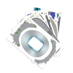 Futbola stadions - Tottenham Hotspur - FC Tottenham Hotspur - Puzzle 3D 69 elementi cena un informācija | Puzles, 3D puzles | 220.lv