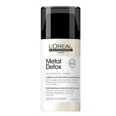 Matu krēms L'oreal Professionnel Metal Detox Protection Cream 100ml цена и информация | Средства для укрепления волос | 220.lv