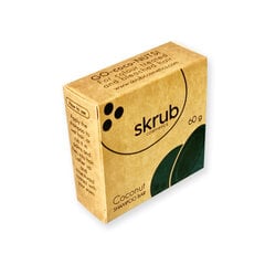 Kokosriekstu šampūnziepes Skrub Cosmetics, 60gr cena un informācija | Šampūni | 220.lv