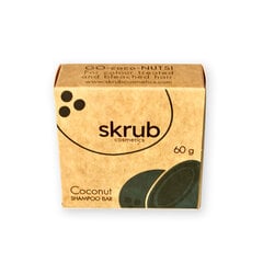 Kokosriekstu šampūnziepes Skrub Cosmetics, 60gr cena un informācija | Šampūni | 220.lv