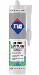 Atlas sanitārais elastīgais silikons 280 ml pasteļbēšs cena un informācija | Izolācijas materiāli | 220.lv