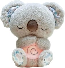 Evora Soothing Koala Bear, The Relief Koala Breathing Koala Sleep Buddy, Snuggle Koala Calming Anxiety, Sleeping Koala Plush Breathing, Baby Sound Plu цена и информация | Мягкие игрушки | 220.lv