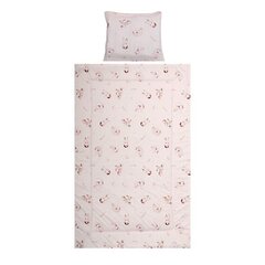 Lorelli bērnu gultas veļas komplekts Honey Bunny Beige, 140x95 cm, 3 daļu cena un informācija | Bērnu gultas veļa | 220.lv