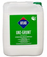 Atlas ātri žūstoša gruntēšanas emulsija Uni-Grunt 10 L цена и информация | Инструменты для покраски | 220.lv