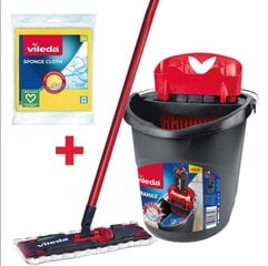 Vileda Ultramax Box mops + lupatiņas 3 gab. cena un informācija | Tīrīšanai, salvetes | 220.lv