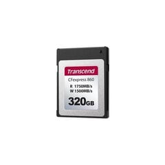 MEMORY COMPACT FLASH 320GB/CFE TS320GCFE860 TRANSCEND cena un informācija | USB Atmiņas kartes | 220.lv