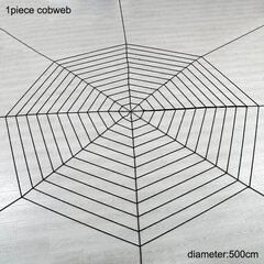 5 m 7 m Milzu zirnekļa tīkls Liels zirneklis, stiepts zirnekļu tīkls, pagalms Helovīna dekori āra Helovīna dekori Ieturiet trīsstūrveida mega tīklu цена и информация | Аппликации, декорации, наклейки | 220.lv