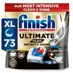 Finish Ultimate Plus Infinity Shine  Таблетки для посудомоечной машины, 73 шт цена и информация | Средства для мытья посуды | 220.lv