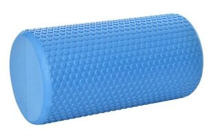 Jogas masāžas rullītis Sanro Foam roll, 30x15 cm, zils cena un informācija | Jogas preces | 220.lv