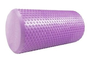 Jogas masāžas veltnis Sanro Foam roll, 30x15 cm, gaiši violets cena un informācija | Jogas preces | 220.lv