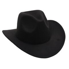 Gentleman Cowboy Fedora Vīriešiem Rudens Ziemas Bieza Vilnas Filca cepure Vintage Gangster Cap Vienkrāsains Fedoras casquette homme cena un informācija | Vīriešu cepures, šalles, cimdi | 220.lv