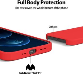 Maciņš Mercury Silicone Case Apple iPhone 16 Pro Max sarkans cena un informācija | Telefonu vāciņi, maciņi | 220.lv