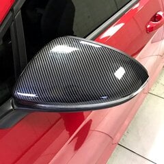 Oglekļa šķiedras raksta atpakaļskata spoguļa pārsega sānu aizmugurējā skata spoguļa vāciņi Golf MK7 MK7.5 Golf 7 R 2013-2020 cena un informācija | Putekļu sūcēju piederumi | 220.lv