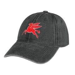 Red Pegasus nomocītā versija pa kreisi. Cowboy Hat Snap Back Cepure melna vāciņš Sieviešu Vīriešu цена и информация | Мужские шарфы, шапки, перчатки | 220.lv