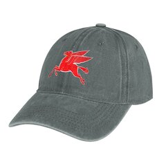 Red Pegasus nomocītā versija pa kreisi. Cowboy Hat Snap Back Cepure melna vāciņš Sieviešu Vīriešu цена и информация | Мужские шарфы, шапки, перчатки | 220.lv