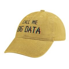 Call Me Big Data vieglās preces. Datu analītiķis. pixel Cowboy Hat vasaras cepures Luksusa cepures ikona Vīriešu cepures Sieviešu цена и информация | Мужские шарфы, шапки, перчатки | 220.lv