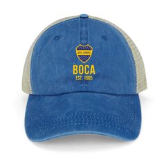 Boca Juniors Cowboy Cepure Snap Back Cepure derbija cepure Trucker Cap ballīšu cepures Cepure vīriešiem Sieviešu цена и информация | Мужские шарфы, шапки, перчатки | 220.lv