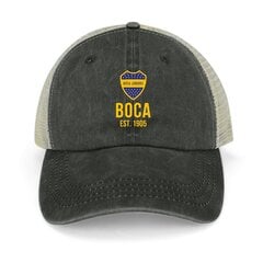 Boca Juniors Cowboy Cepure Snap Back Cepure derbija cepure Trucker Cap ballīšu cepures Cepure vīriešiem Sieviešu цена и информация | Мужские шарфы, шапки, перчатки | 220.lv