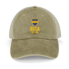 Boca Juniors Cowboy Cepure Snap Back Cepure derbija cepure Trucker Cap ballīšu cepures Cepure vīriešiem Sieviešu цена и информация | Мужские шарфы, шапки, перчатки | 220.lv