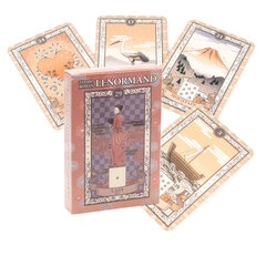 Taisho romiešu Lenormand kartītes izmērs 8,8x6 cm, nav Lenormand kāršu zīlēšanas prakses rokasgrāmatas cena un informācija | Galda spēles | 220.lv