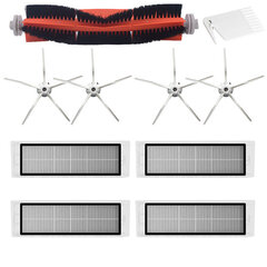 Slaucīšanas lupatiņas galvenā birste Balts HEPA filtrs priekš Xiaomi Roborock S6 S5 MAX S60 S65 S5 S50 S55 E25 E35 vakuuma daļu piederumi Paklāju tīrītāji цена и информация | Пылесосы для сбора листьев, измельчители веток, очистители тротуарной плитки | 220.lv