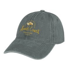 Amalfi Coast Italy Vintage ziedu kovboju cepure dzimšanas dienas Trucker Cap Golf Caps vīriešu sieviešu cena un informācija | Vīriešu cepures, šalles, cimdi | 220.lv