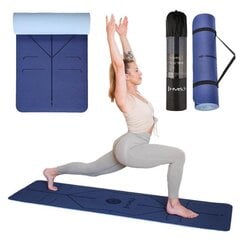 YM10 TPE YOGA MAT TUMŠI ZILS HMS cena un informācija | Citas fitnesa preces | 220.lv