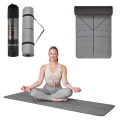 YM10 TPE YOGA MAT PELĒKS HMS cena un informācija | Citas fitnesa preces | 220.lv