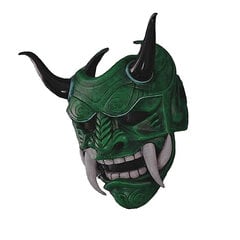 Prajna maska ​​pieaugušajiem unisex Helovīna sejas maskas japāņu Hannya Demon Oni Samurai Noh Kabuki Prajna Devil mask lateksa ballīšu maskas цена и информация | Праздничные декорации | 220.lv